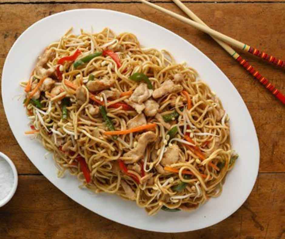 Double Egg Chicken Noodles